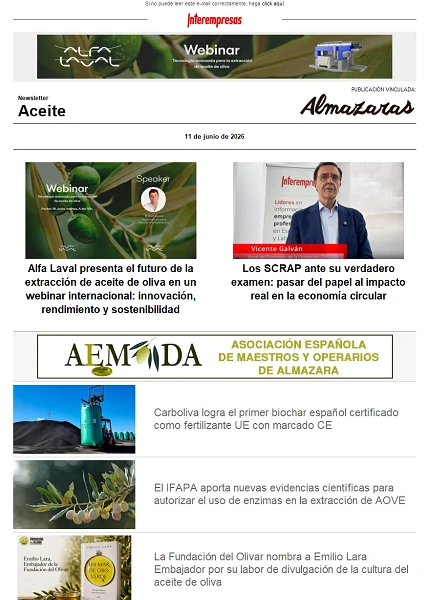 Newsletter Aceite