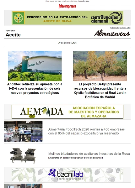 Newsletter Aceite