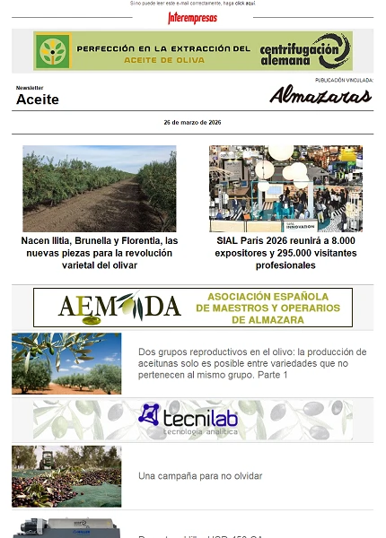 Newsletter Aceite