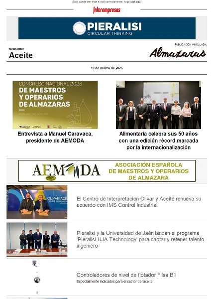 Newsletter Aceite