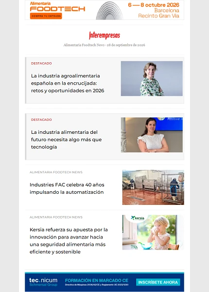 Alimentaria Foodtech News