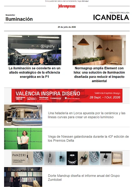 Newsletter Iluminación Newsletter Iluminación