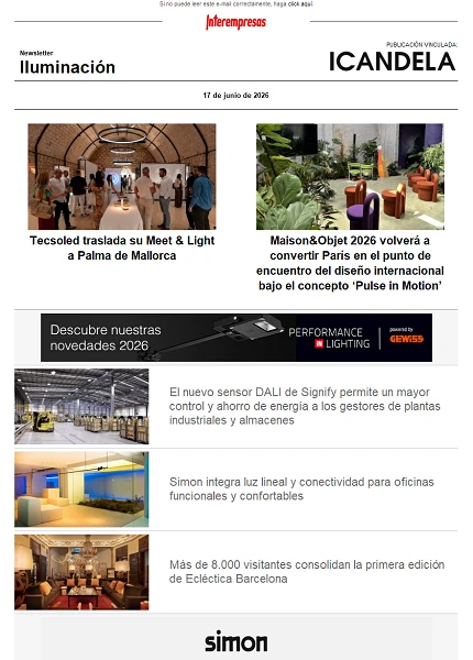Newsletter Iluminación Newsletter Iluminación