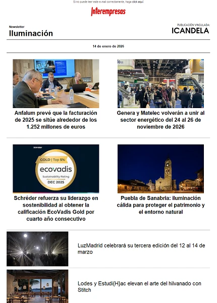 Newsletter Iluminación