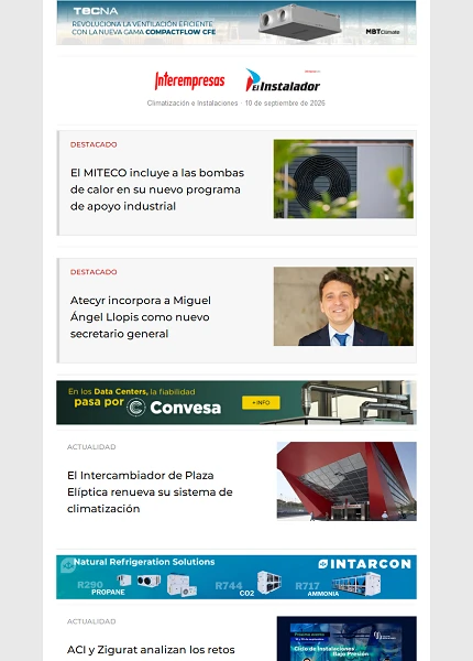Newsletter Climatización e Instalaciones