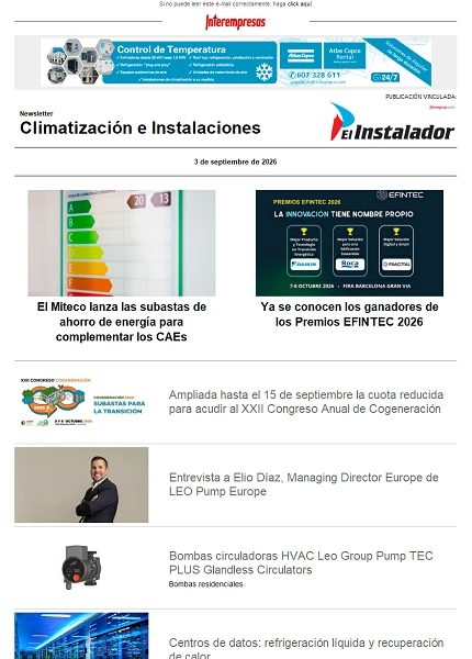 Climatizaci�n e Instalaciones