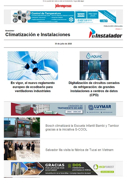 Newsletter Climatización e Instalaciones
