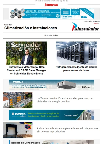 Newsletter Climatización e Instalaciones