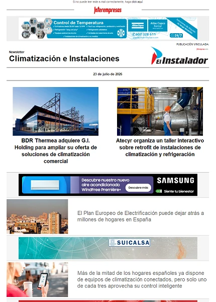 Newsletter Climatización e Instalaciones