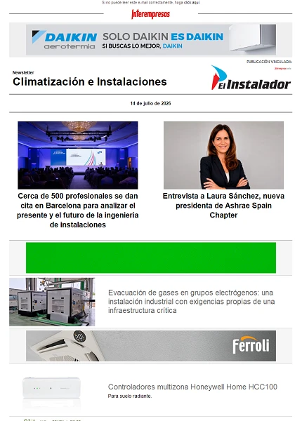 Newsletter Climatización e Instalaciones