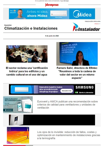 Newsletter Climatización e Instalaciones