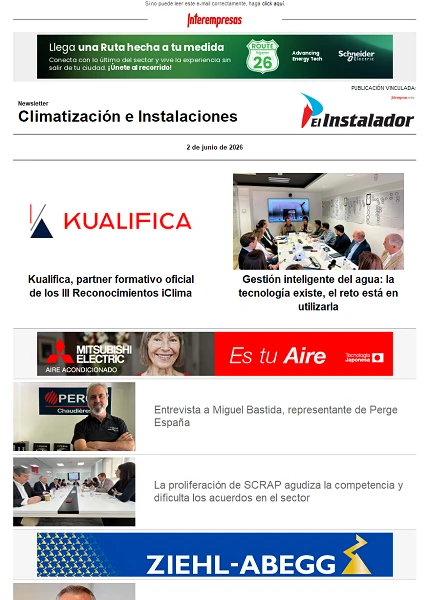 Newsletter Climatización e Instalaciones