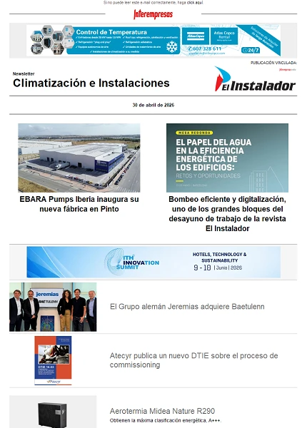 Newsletter Climatización e Instalaciones