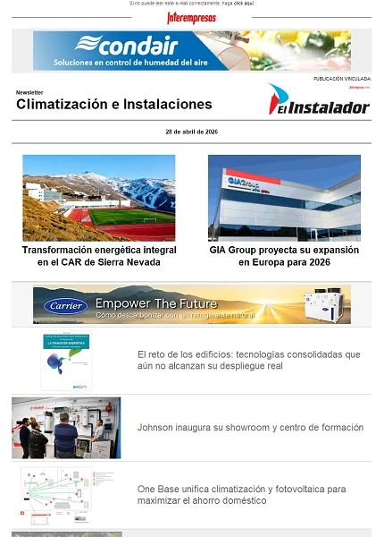 Newsletter Climatización e Instalaciones