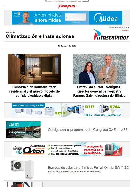 Newsletter Climatización e Instalaciones