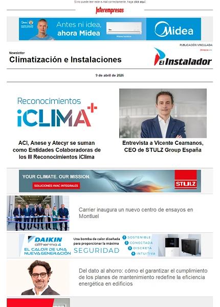 Newsletter Climatización e Instalaciones