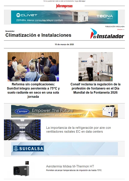 Newsletter Climatización e Instalaciones