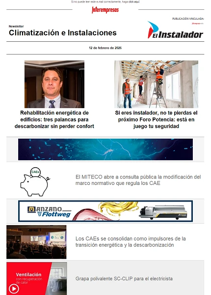 Newsletter Climatización e Instalaciones