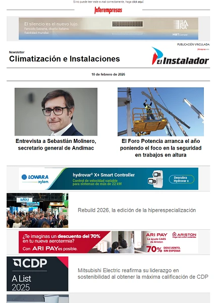 Newsletter Climatización e Instalaciones