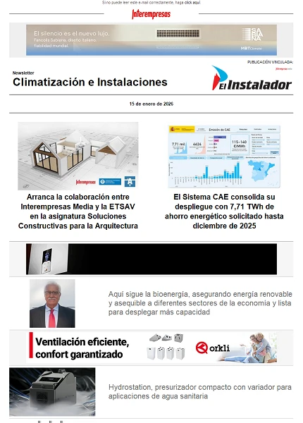 Newsletter Climatización e Instalaciones