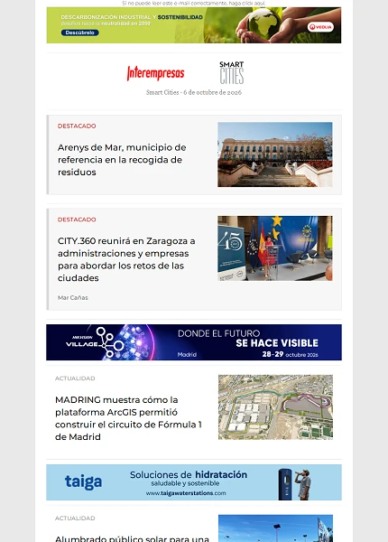 Newsletter Smart Cities Newsletter Smart Cities