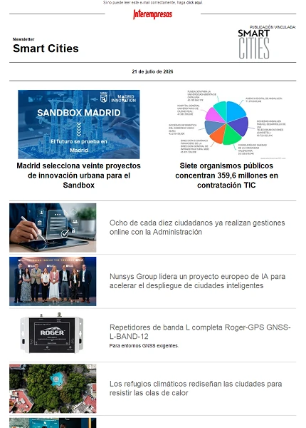 Newsletter Smart Cities Newsletter Smart Cities
