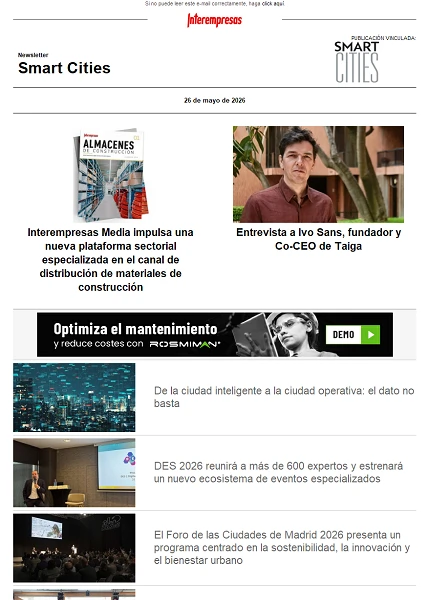 Newsletter Smart Cities Newsletter Smart Cities