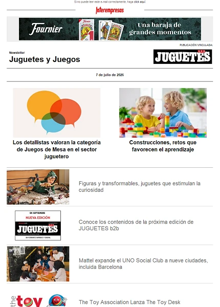 Newsletter de Juguetes y Juegos (JuguetesB2B)