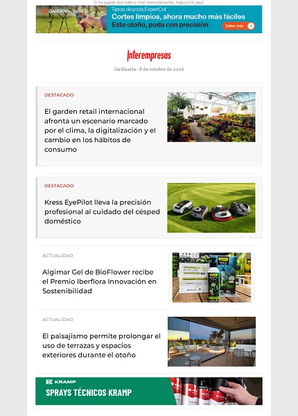 Newsletter Jardinería Newsletter Jardinería