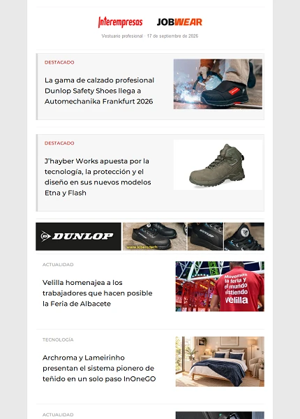 Newsletter JobWear Newsletter JobWear