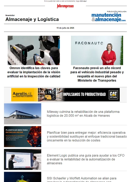 Newsletter Almacenaje y Logística