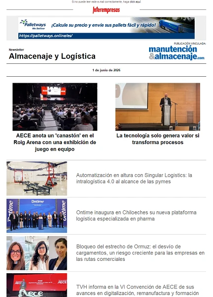 Newsletter Almacenaje y Logística