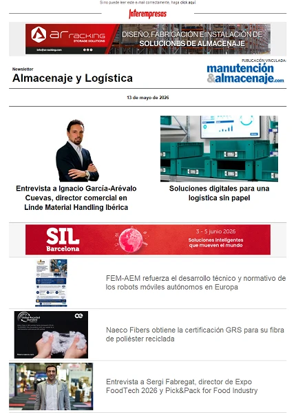 Newsletter Almacenaje y Logística