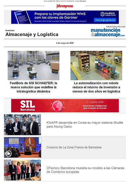 Newsletter Almacenaje y Logística