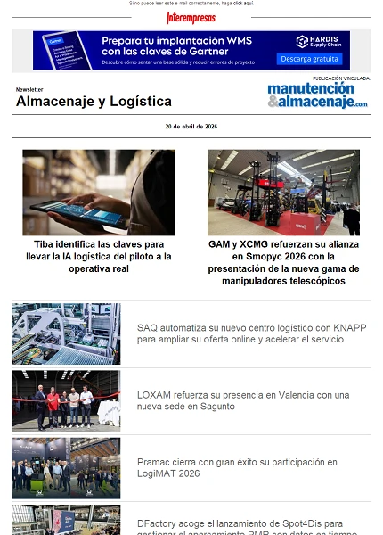 Newsletter Almacenaje y Logística