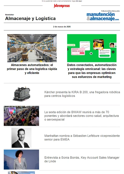 Newsletter Almacenaje y Logística Newsletter Almacenaje y Logística