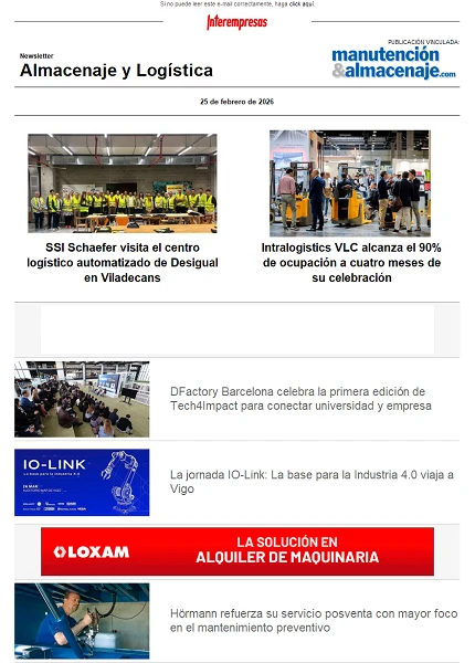 Newsletter Almacenaje y Logística