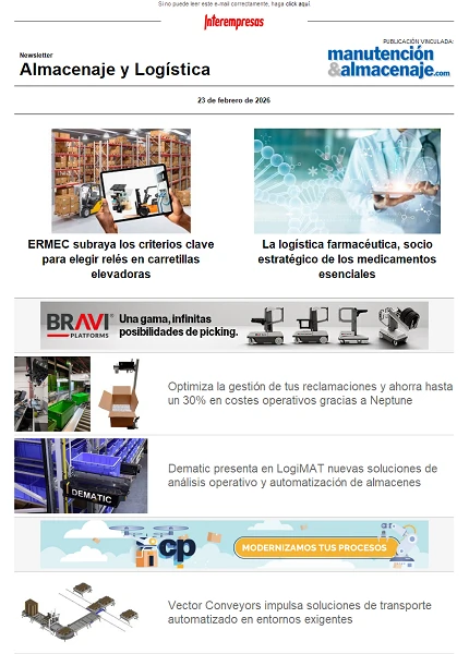 Newsletter Almacenaje y Logística Newsletter Almacenaje y Logística