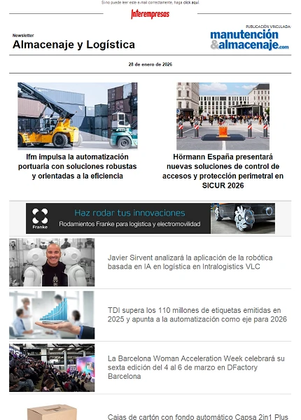 Newsletter Almacenaje y Logística