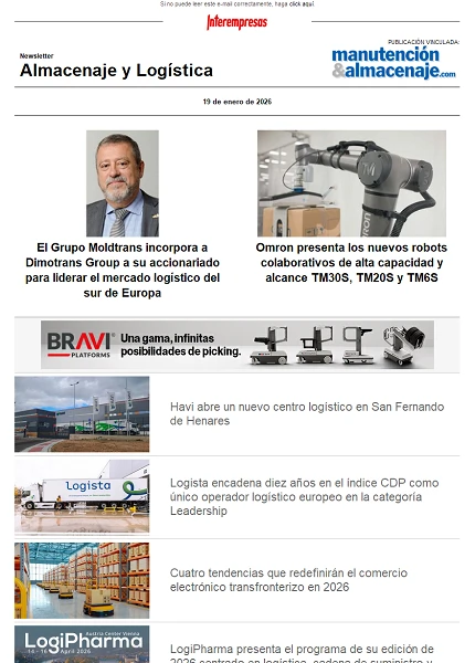 Newsletter Almacenaje y Logística