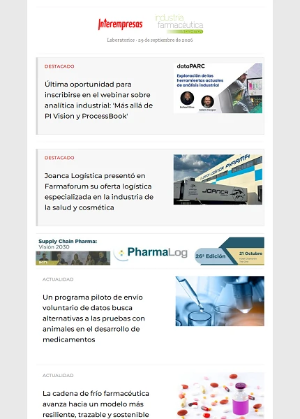 Newsletter Laboratorios Newsletter Laboratorios
