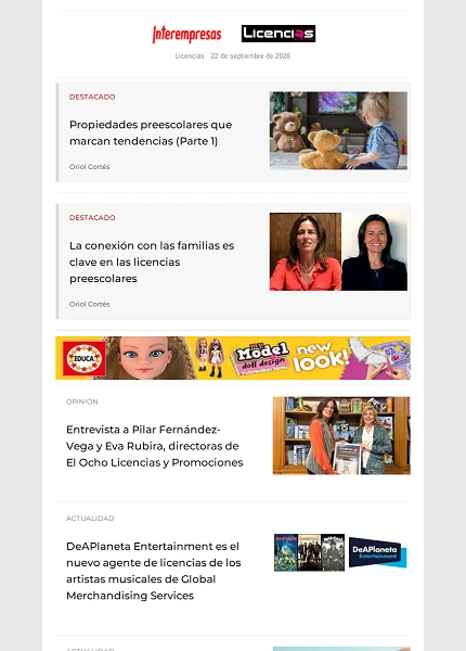 Newsletter de Licencias