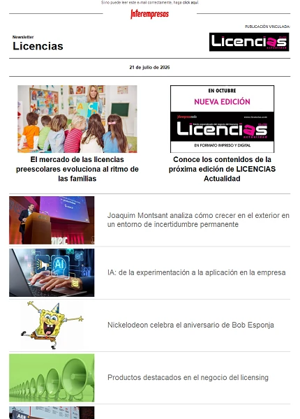 Newsletter de Licencias