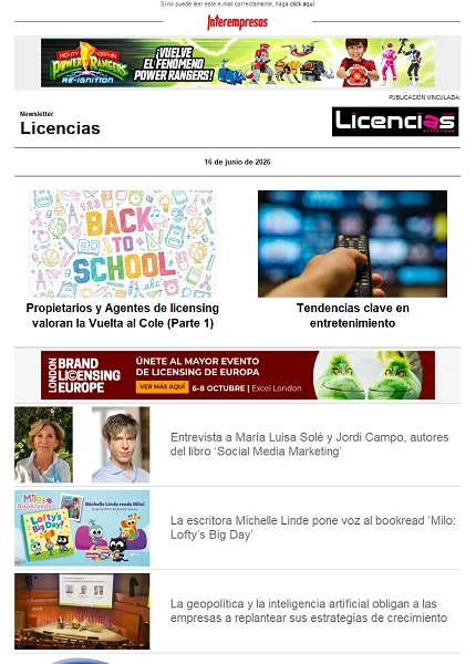 Newsletter de Licencias Newsletter de Licencias