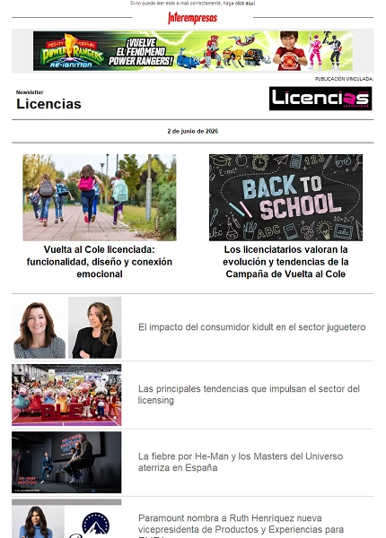Newsletter de Licencias Newsletter de Licencias