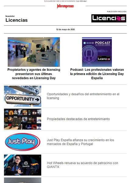 Newsletter de Licencias