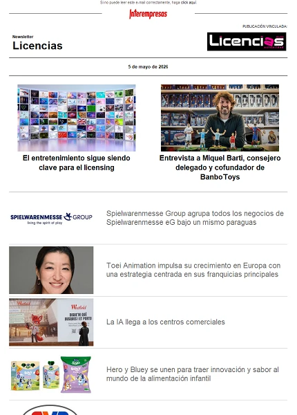Newsletter de Licencias