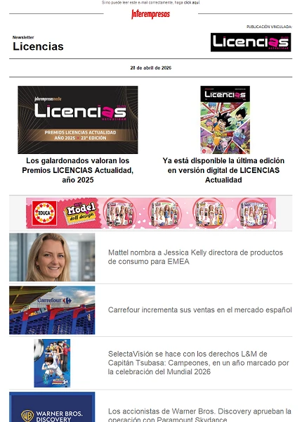 Newsletter de Licencias