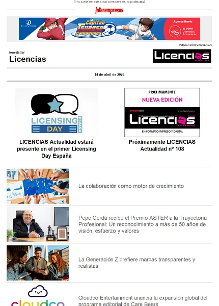 Newsletter de Licencias Newsletter de Licencias