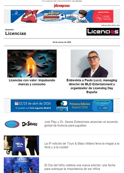 Newsletter de Licencias
